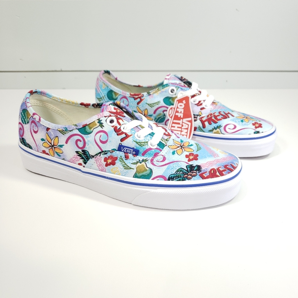 Vans Authentic Vans Market Tropic Hawaii Aloha Skateboard Sneakers Women's 7.5 - Picture 3 of 8